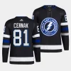 erik cernak lightning black 2023 24alternate primegreen authentic jersey