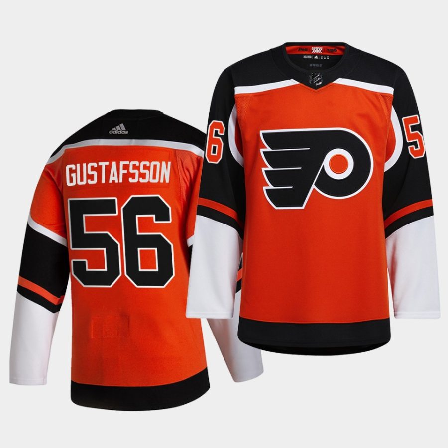 erik gustafsson flyers orange reverse retro fourth authentic jersey