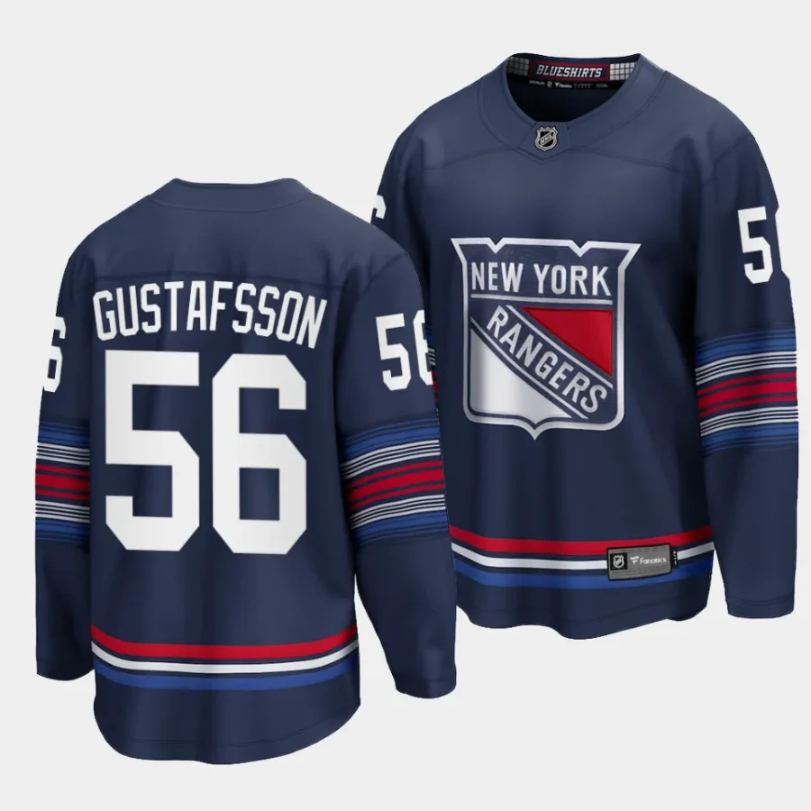 erik gustafsson rangers navy 2023 24alternate premier jersey