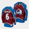 erik johnson canucks burgundy heritage premier breakaway jersey