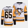 erik karlsson penguins white away primegreen authentic projersey