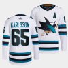 erik karlsson sharks white 2022 23away primegreen authentic jersey