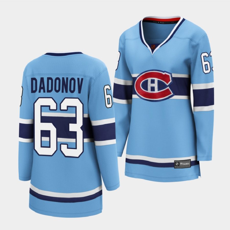 evgenii dadonov canadiens blue special edition 2.0 women jerseys