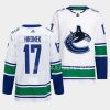 filip hronek canucks white 2022 23authentic primegreen away jersey