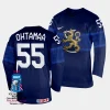 finland atte ohtamaa 2023 iihf world championship navy away jersey