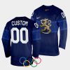 finland custom 2022 beijing olympics navy away jersey