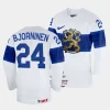 finland hannes bjorninen 2023 iihf world championship white home jersey