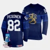 finland harri pesonen 2023 iihf world championship navy away jersey