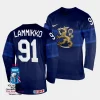 finland juho lammikko 2023 iihf world championship navy away jersey