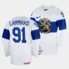 finland juho lammikko 2023 iihf world championship white home jersey