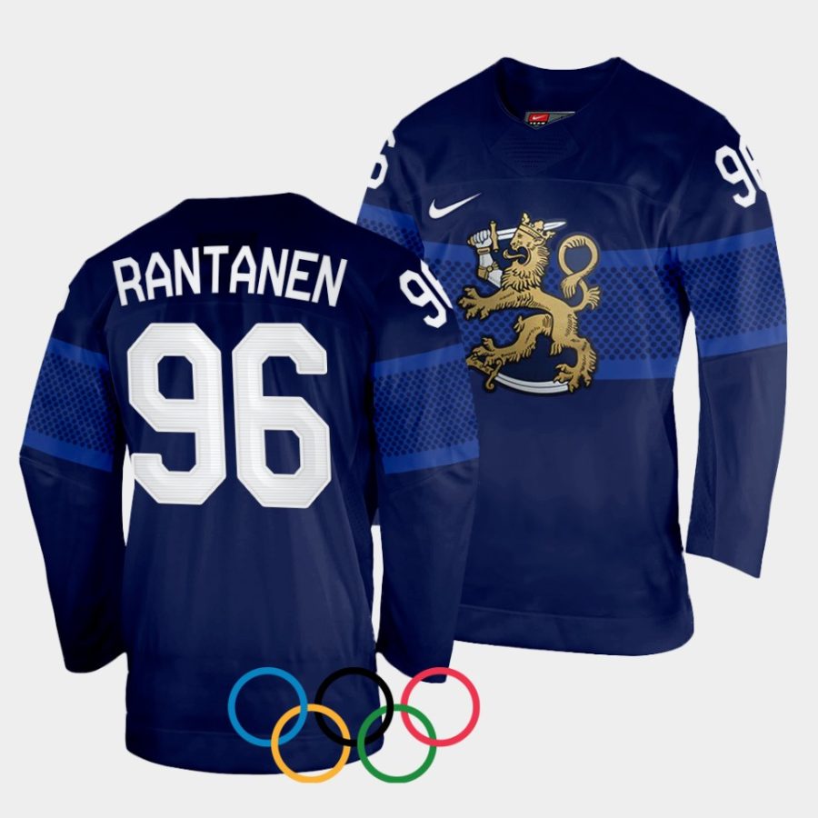 finland mikko rantanen 2022 beijing olympics navy away jersey