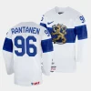 finland mikko rantanen 2023 iihf world championship white home jersey