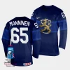 finland sakari manninen 2023 iihf world championship navy away jersey