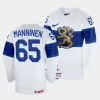 finland sakari manninen 2023 iihf world championship white home jersey