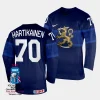 finland teemu hartikainen 2023 iihf world championship navy away jersey