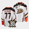 frank vatrano ducks white 2023 2430th anniversary away jersey