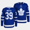 fraser minten maple leafs blue home primegreen authentic projersey