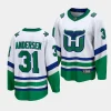 frederik andersen hurricanes white whalers premier breakaway jersey