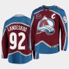 gabriel landeskog avalanche burgundy 25th anniversary home jersey