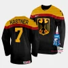 germany maximilian kastner 2023 iihf world championship black away jersey