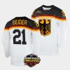 germany moritz seider 2022 nhl global series white home jersey