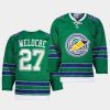 gilles meloche golden seals green vintage jersey