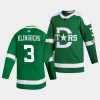 green dallas stars sideline john klingberg jersey 2