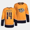 gustav nyquist predators yellow home authentic pro jersey