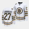 hampus lindholm bruins white 2023 24100th anniversary premier jersey