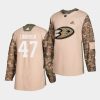 hampus lindholm ducks veterans day camo jerseys