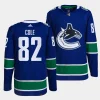 ian cole canucks blue home authentic pro jersey