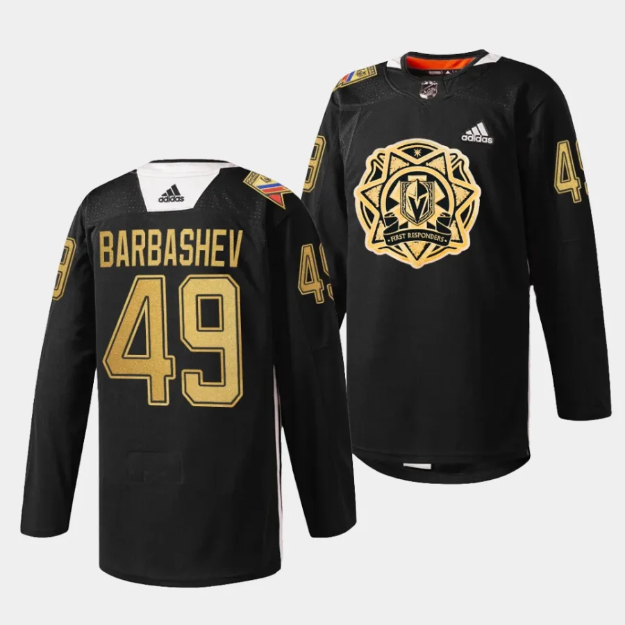 ivan barbashev vgk 2024 first responders black jersey