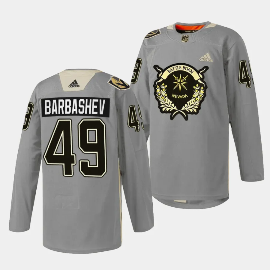 ivan barbashev vgk golden west 2023 nevada day silver jersey