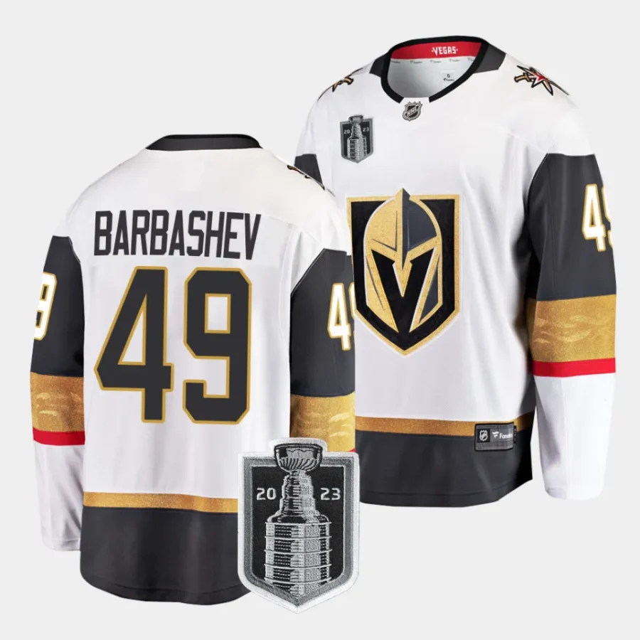 ivan barbashev vgk white 2023 stanley cup final away jersey