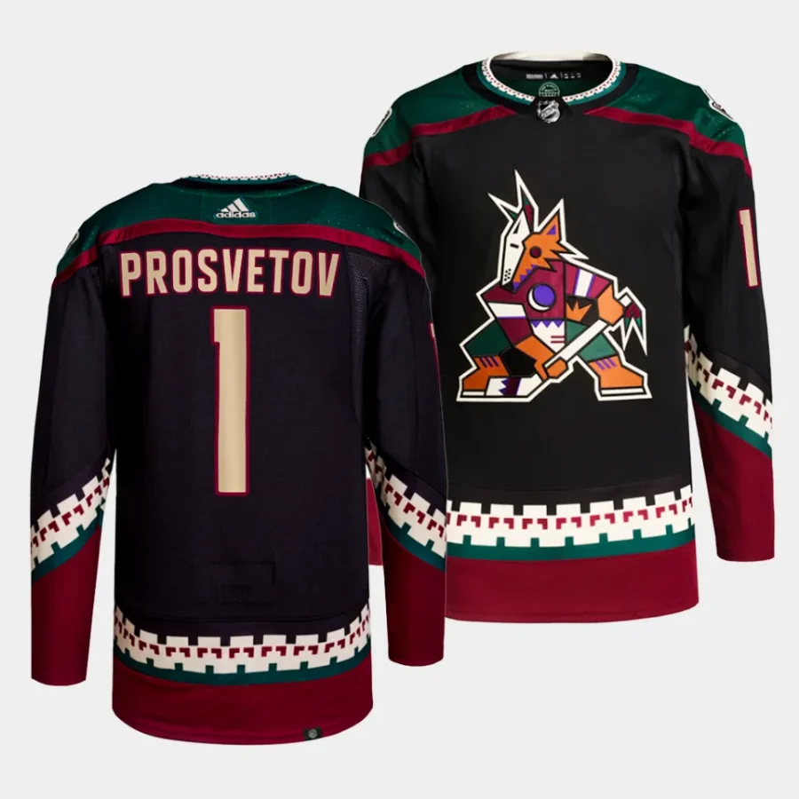 ivan prosvetov coyotes black home primegreen authentic projersey