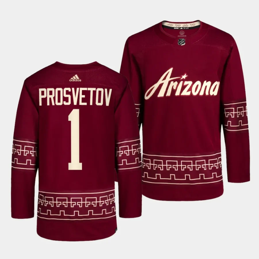 ivan prosvetov coyotes garnet 2022 23alternate primegreen authentic jersey