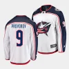 ivan provorov blue jackets white away breakaway player jersey