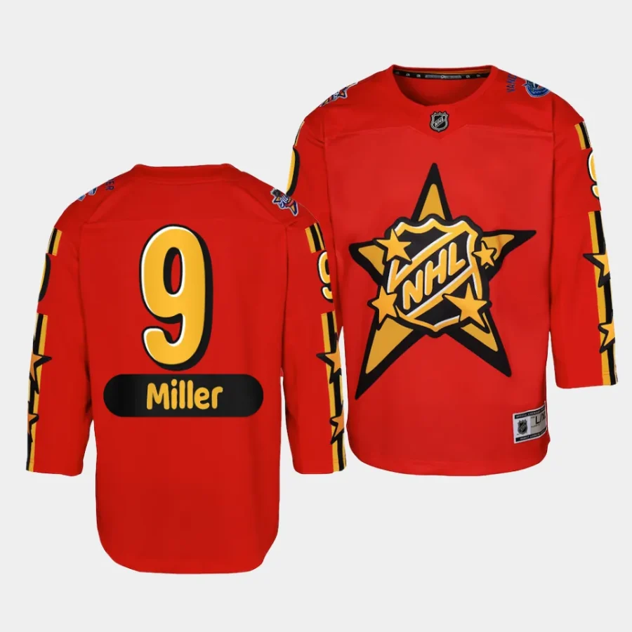 j.t. miller canucks 2024 nhl all star game youth redpremier jersey