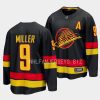 j.t. miller canucks black 2023 24alternate breakaway player jersey