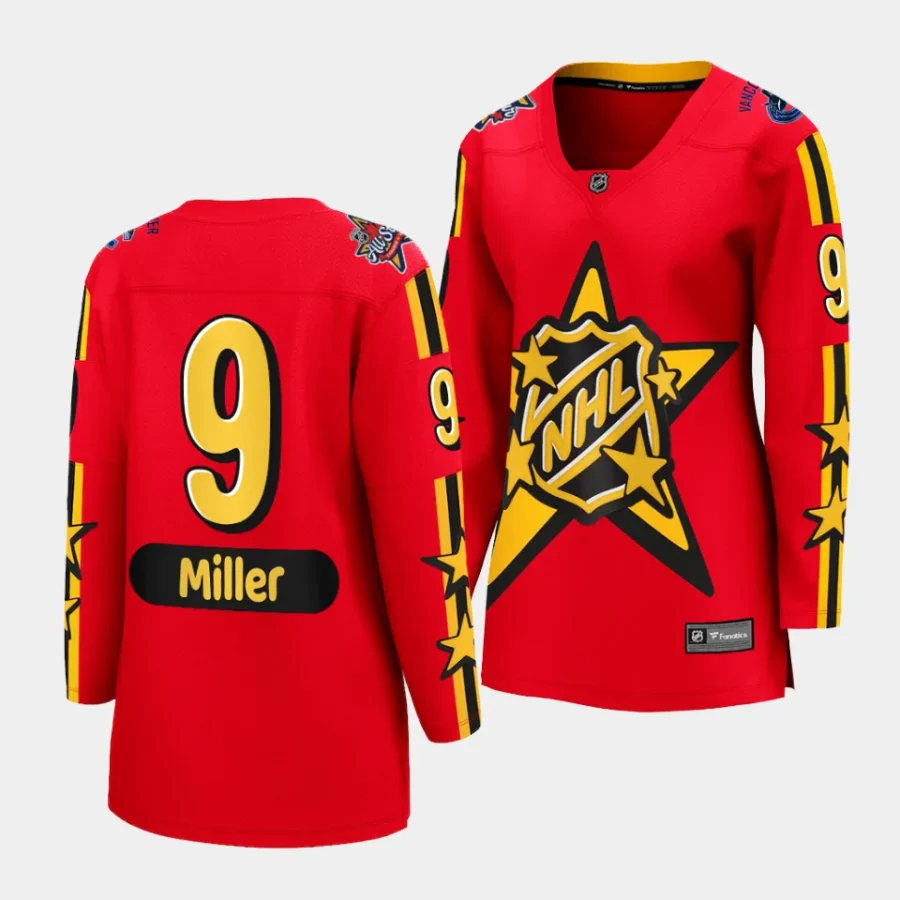 j.t. miller canucks red 2024 nhl all star game women jerseys