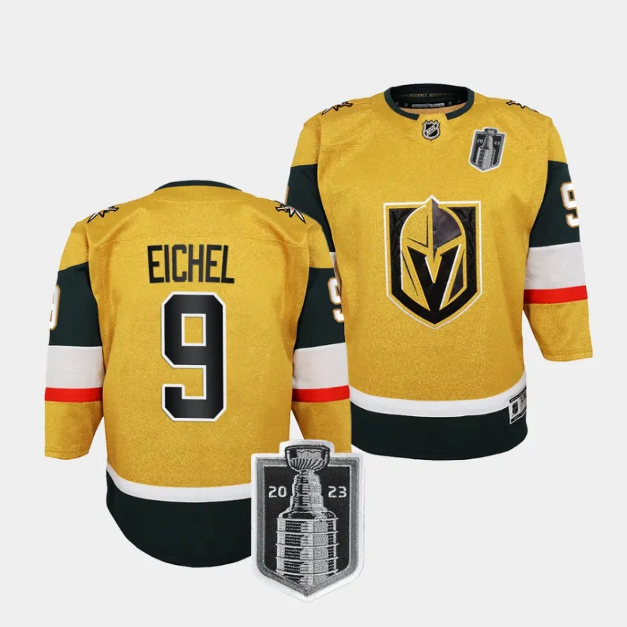 jack eichel vgk 2023 stanley cup final youth goldhome jersey