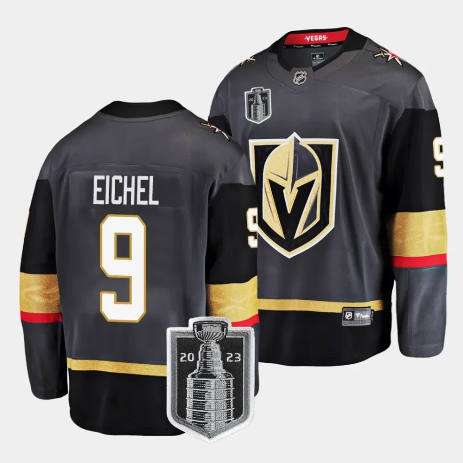 jack eichel vgk black 2023 stanley cup final alternate jersey