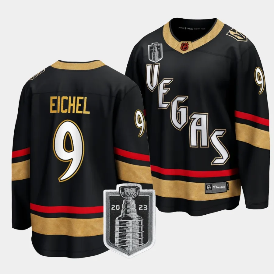 jack eichel vgk black 2023 stanley cup final special edition jersey