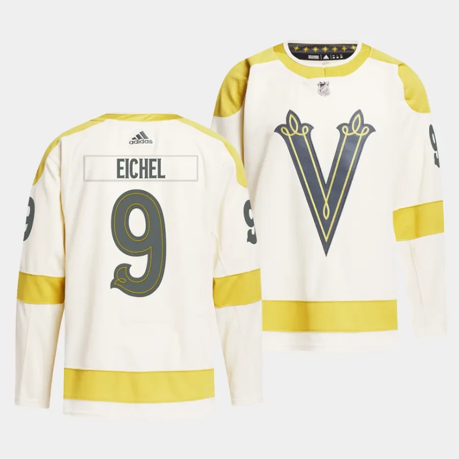 jack eichel vgk cream 2024 nhl winter classic primegreen authentic playerjersey