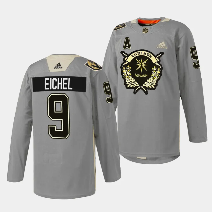 jack eichel vgk golden west 2023 nevada day silver jersey