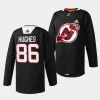 jack hughes devils black 2024 black history celebration specialty jersey