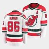 jack hughes devils white 2022 23heritage premier jersey