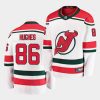 jack hughes sideline whitejersey 0