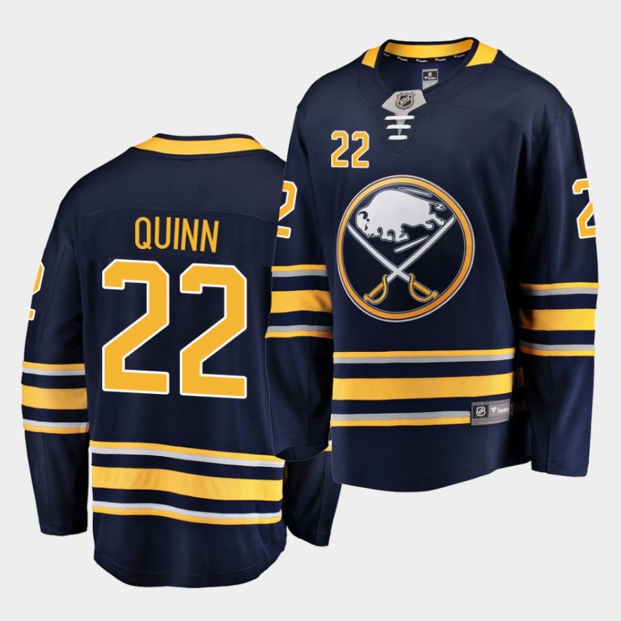 jack quinn sabres navy 2020 nhl draft premier jersey