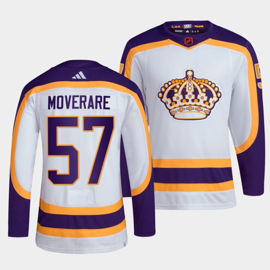 jacob moverare la kings white 2022reverse retro 2.0 authentic primegreen jersey